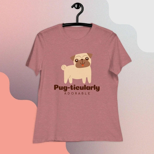 Pug-Ticularly Adorable Pug Love Dog Person Women's T-Shirt - Ollie Print Designs LLC