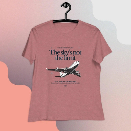 The Sky's Not The Limit It's the Playground Women's T-Shirt - Ollie Print Designs LLC