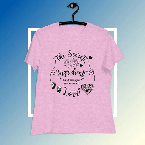 The Secret is Always Love Cooking Tee - Ollie Print Designs LLC