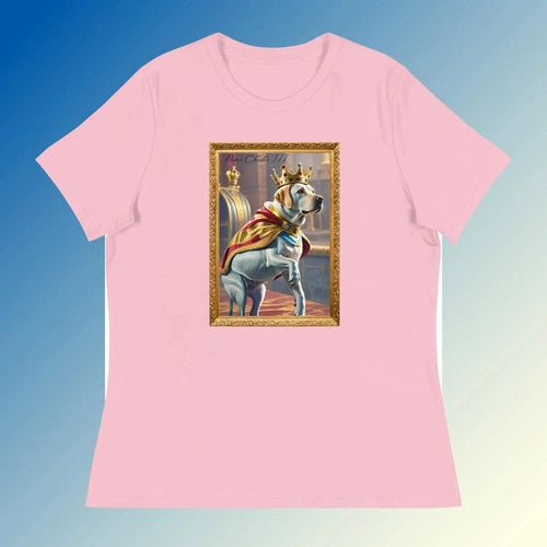 Women's Relaxed Prince Chester The 3rd Dog Royalty T-Shirt - Ollie Print Designs LLC