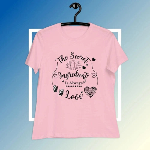 The Secret is Always Love Cooking Tee - Ollie Print Designs LLC