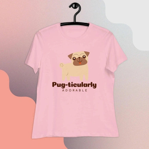 Pug-Ticularly Adorable Pug Love Dog Person Women's T-Shirt - Ollie Print Designs LLC