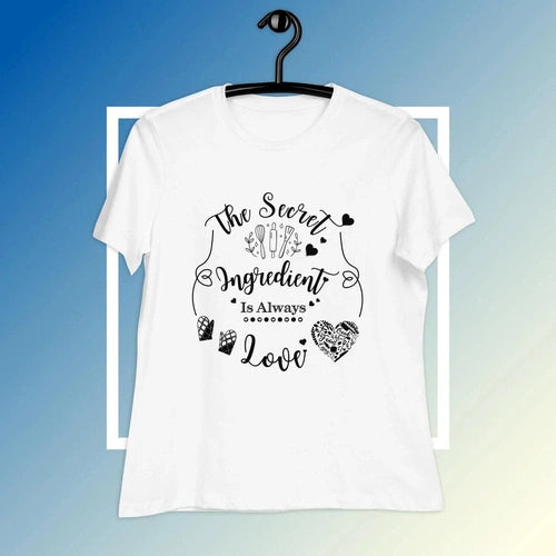 The Secret is Always Love Cooking Tee - Ollie Print Designs LLC