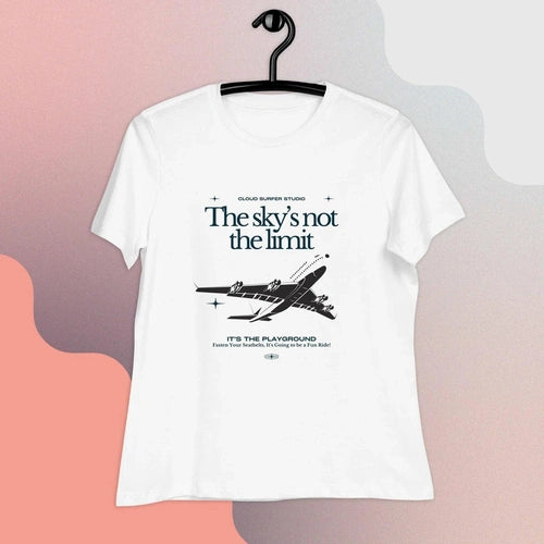 The Sky's Not The Limit It's the Playground Women's T-Shirt - Ollie Print Designs LLC